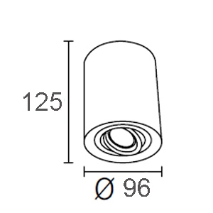 ขนาดไฟดาวน์ไลท์ติดลอย-CORE-R-GU10 ขนาดไฟดาวน์ไลท์ติดลอย-CORE-R-GU10