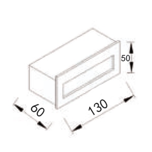 Drawing โคมไฟบันได-HASSELstep light-LED-5W 3000K