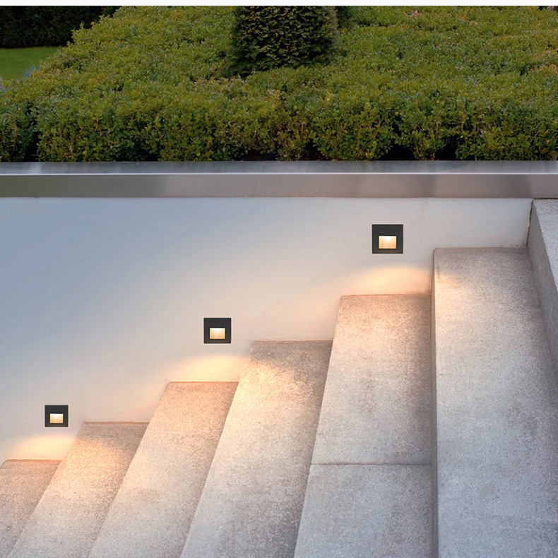 ไฟบันได Step light REEN LED 2W กันน้ำ ประหยัดไฟ