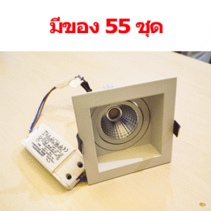 ดาวน์ไลท์-เหลี่ยม-ปรับมุมได้-LED-12W-SPL083-ลดราคา