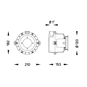 drawing-ไฟใต้น้ำ-OD-7416-MR16