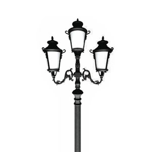 โคมไฟเสาสูง Light pole สไตล์คลาสสิค PT-RHS15521-H4.5