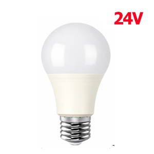หลอดLED E27 A65 12W 24V
